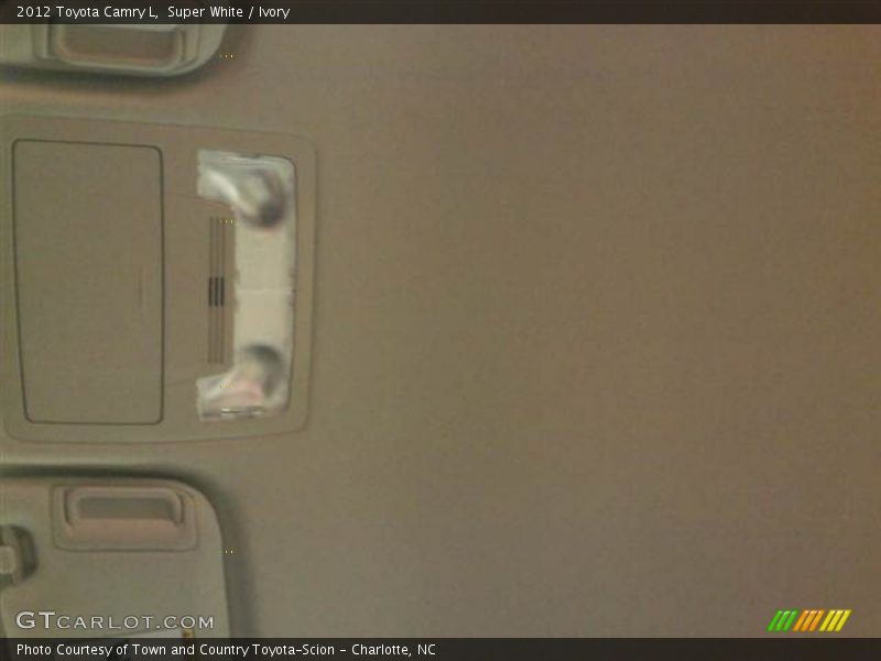 Super White / Ivory 2012 Toyota Camry L
