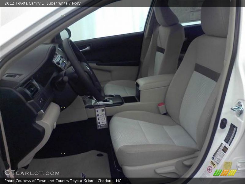  2012 Camry L Ivory Interior