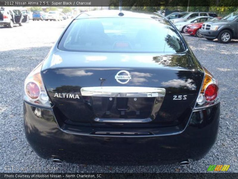 Super Black / Charcoal 2012 Nissan Altima 2.5 S