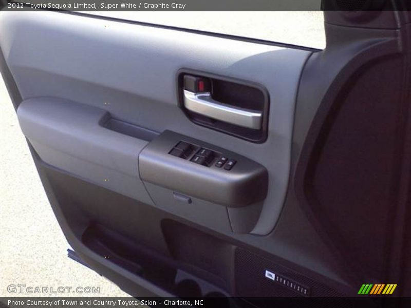 Super White / Graphite Gray 2012 Toyota Sequoia Limited
