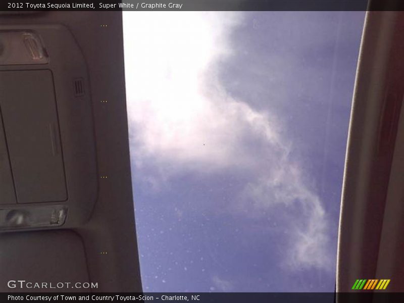 Super White / Graphite Gray 2012 Toyota Sequoia Limited