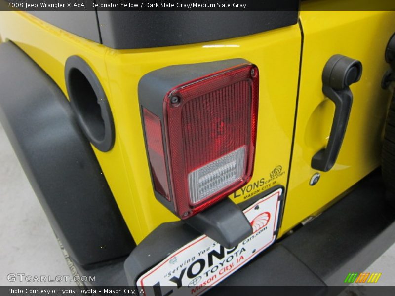 Detonator Yellow / Dark Slate Gray/Medium Slate Gray 2008 Jeep Wrangler X 4x4