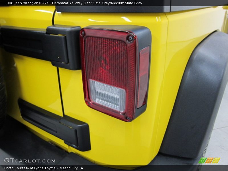 Detonator Yellow / Dark Slate Gray/Medium Slate Gray 2008 Jeep Wrangler X 4x4