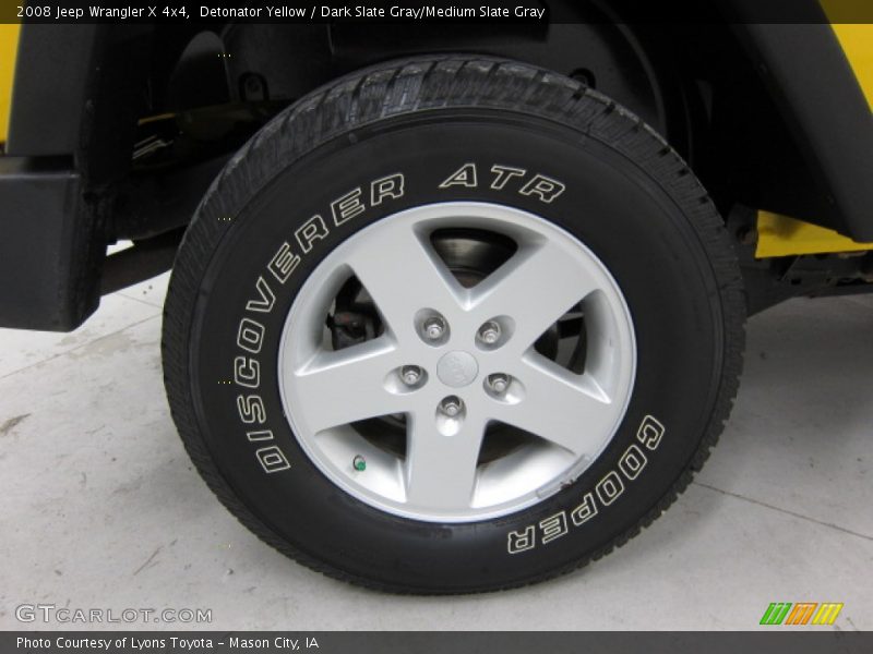 Detonator Yellow / Dark Slate Gray/Medium Slate Gray 2008 Jeep Wrangler X 4x4