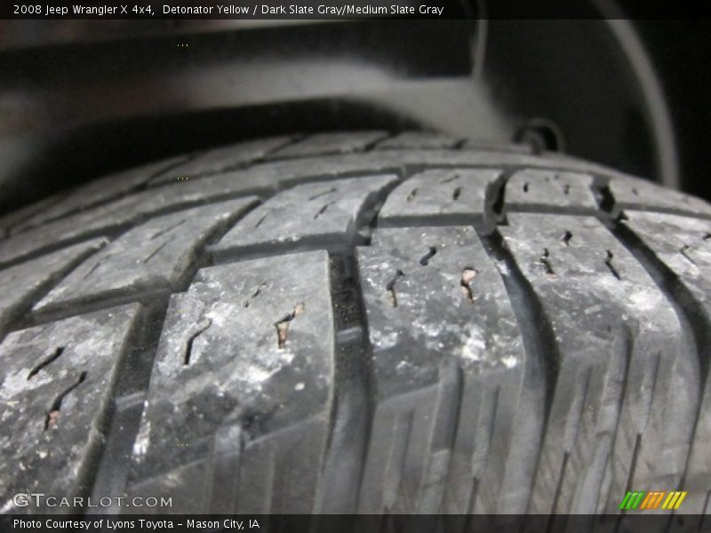 Detonator Yellow / Dark Slate Gray/Medium Slate Gray 2008 Jeep Wrangler X 4x4