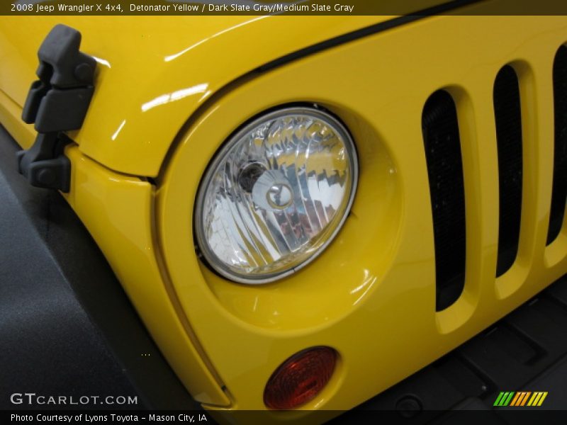 Detonator Yellow / Dark Slate Gray/Medium Slate Gray 2008 Jeep Wrangler X 4x4