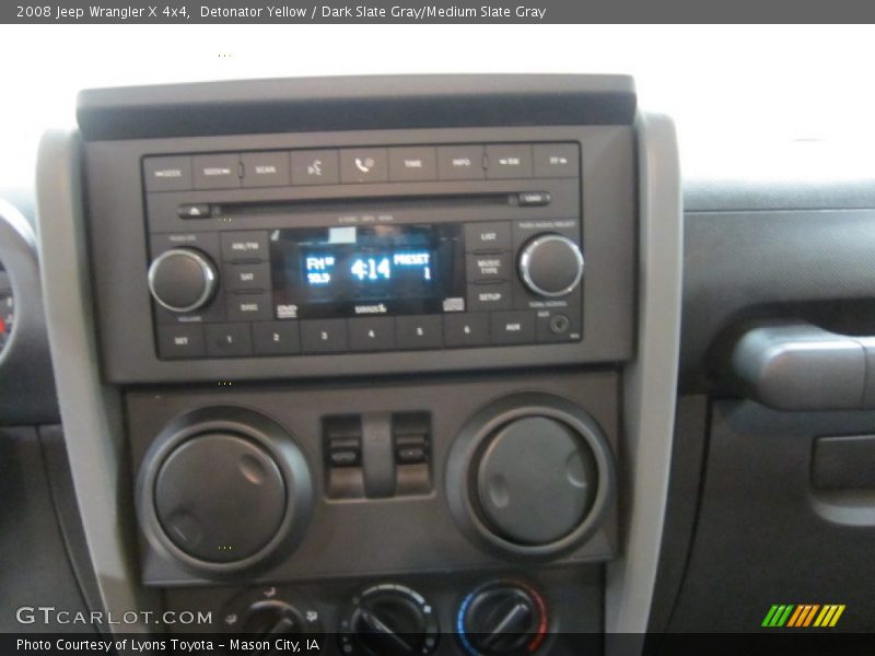 Detonator Yellow / Dark Slate Gray/Medium Slate Gray 2008 Jeep Wrangler X 4x4