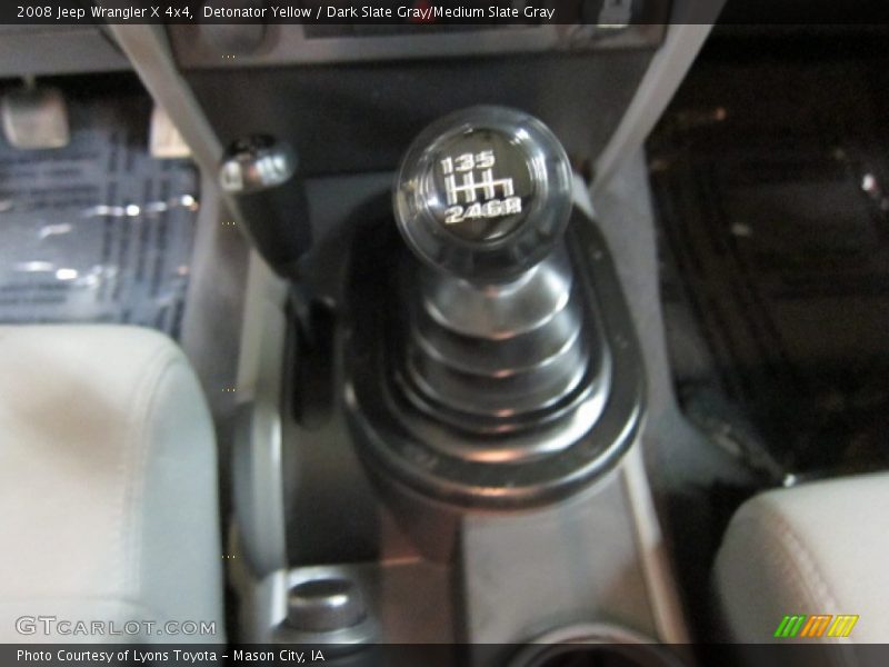 Detonator Yellow / Dark Slate Gray/Medium Slate Gray 2008 Jeep Wrangler X 4x4