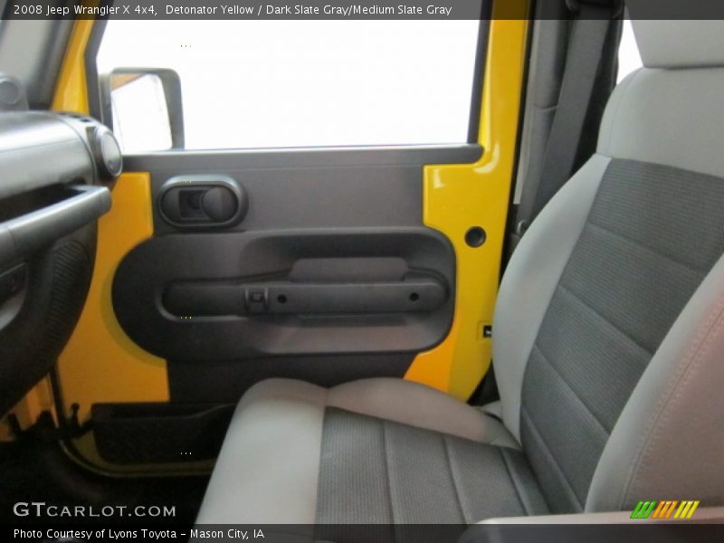 Detonator Yellow / Dark Slate Gray/Medium Slate Gray 2008 Jeep Wrangler X 4x4