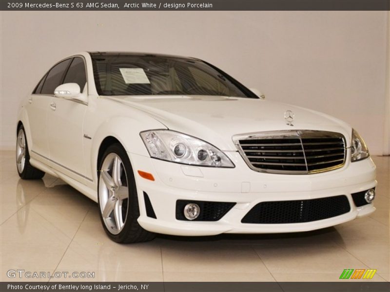 Arctic White / designo Porcelain 2009 Mercedes-Benz S 63 AMG Sedan