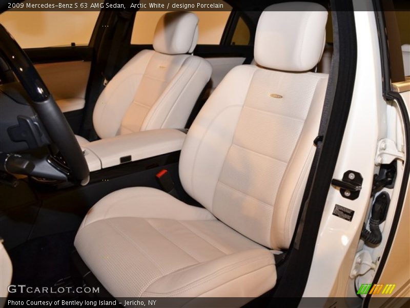 Arctic White / designo Porcelain 2009 Mercedes-Benz S 63 AMG Sedan