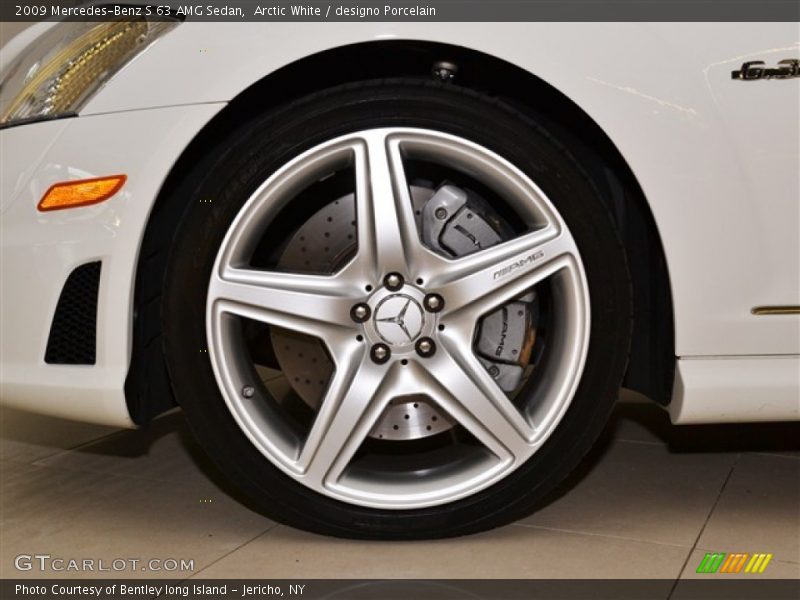 Arctic White / designo Porcelain 2009 Mercedes-Benz S 63 AMG Sedan