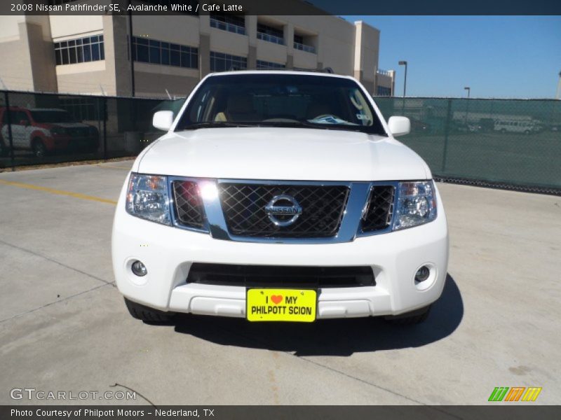 Avalanche White / Cafe Latte 2008 Nissan Pathfinder SE