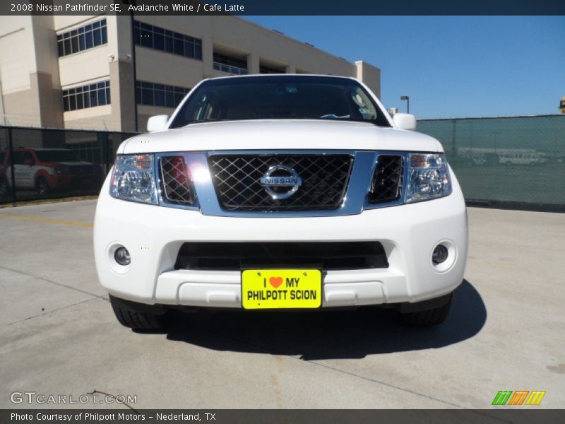 Avalanche White / Cafe Latte 2008 Nissan Pathfinder SE