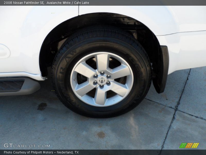 Avalanche White / Cafe Latte 2008 Nissan Pathfinder SE