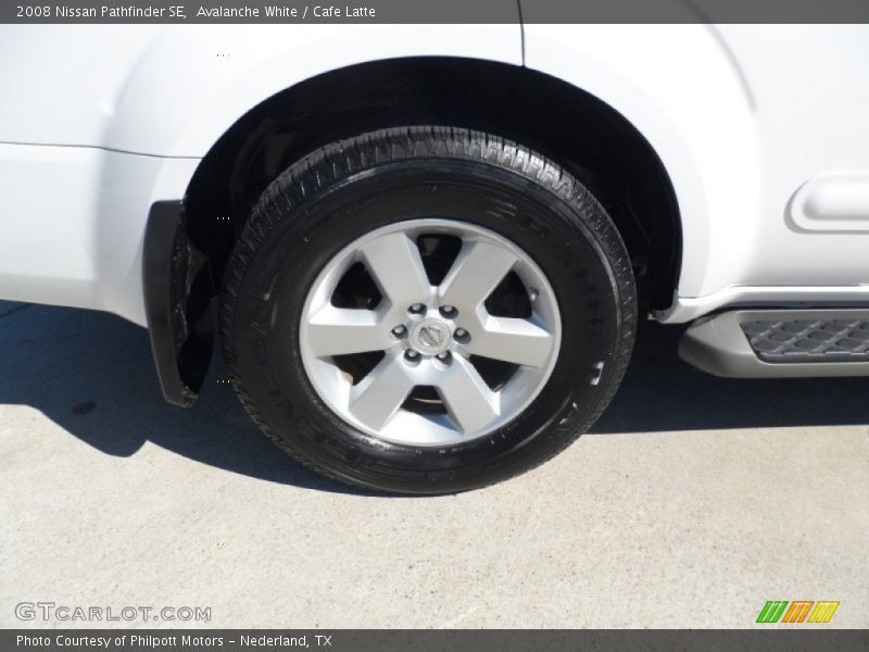 Avalanche White / Cafe Latte 2008 Nissan Pathfinder SE