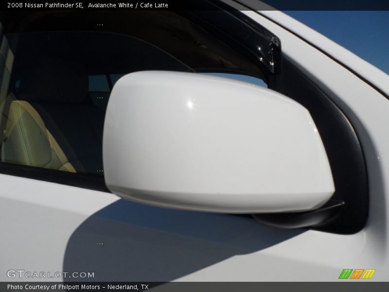 Avalanche White / Cafe Latte 2008 Nissan Pathfinder SE