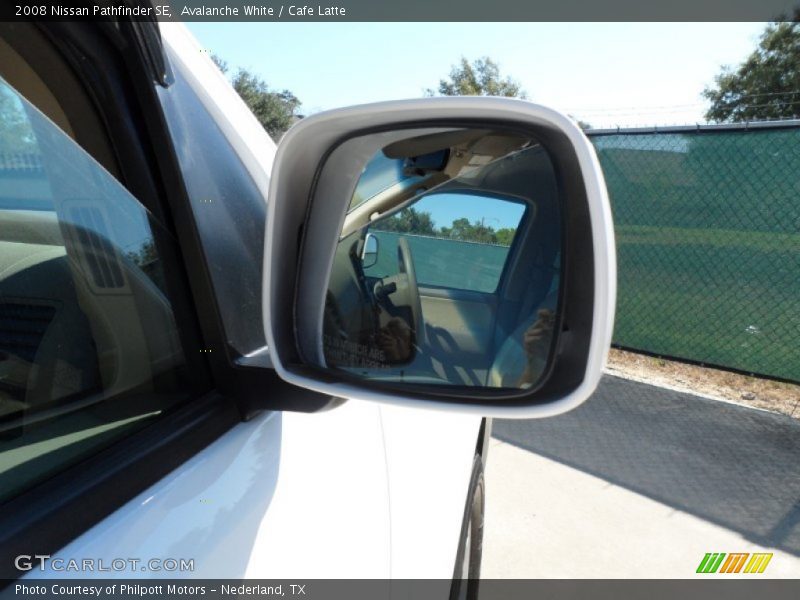 Avalanche White / Cafe Latte 2008 Nissan Pathfinder SE