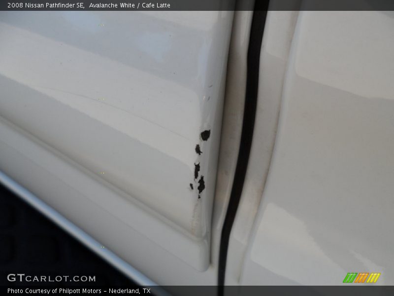 Avalanche White / Cafe Latte 2008 Nissan Pathfinder SE