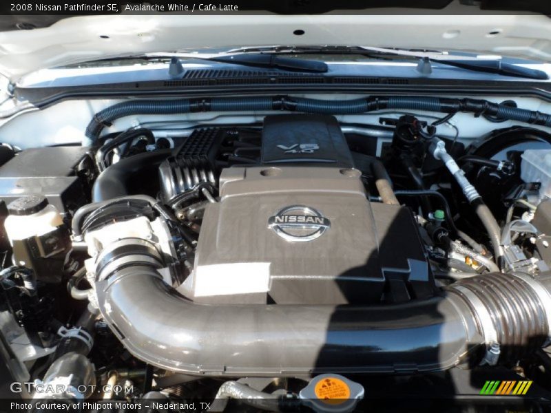Avalanche White / Cafe Latte 2008 Nissan Pathfinder SE