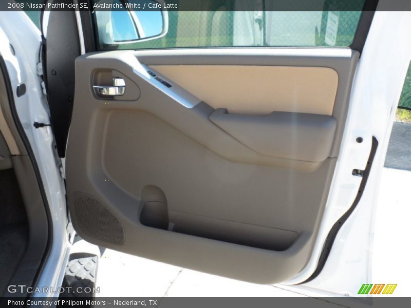 Avalanche White / Cafe Latte 2008 Nissan Pathfinder SE