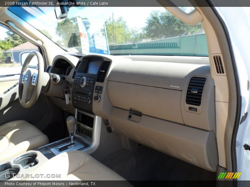 Avalanche White / Cafe Latte 2008 Nissan Pathfinder SE