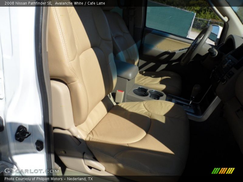 Avalanche White / Cafe Latte 2008 Nissan Pathfinder SE