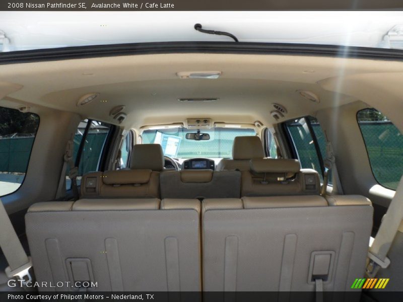 Avalanche White / Cafe Latte 2008 Nissan Pathfinder SE