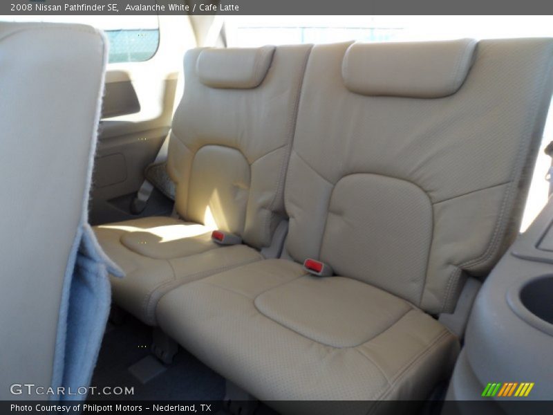 Avalanche White / Cafe Latte 2008 Nissan Pathfinder SE