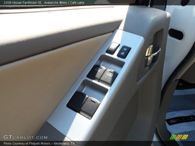 Avalanche White / Cafe Latte 2008 Nissan Pathfinder SE