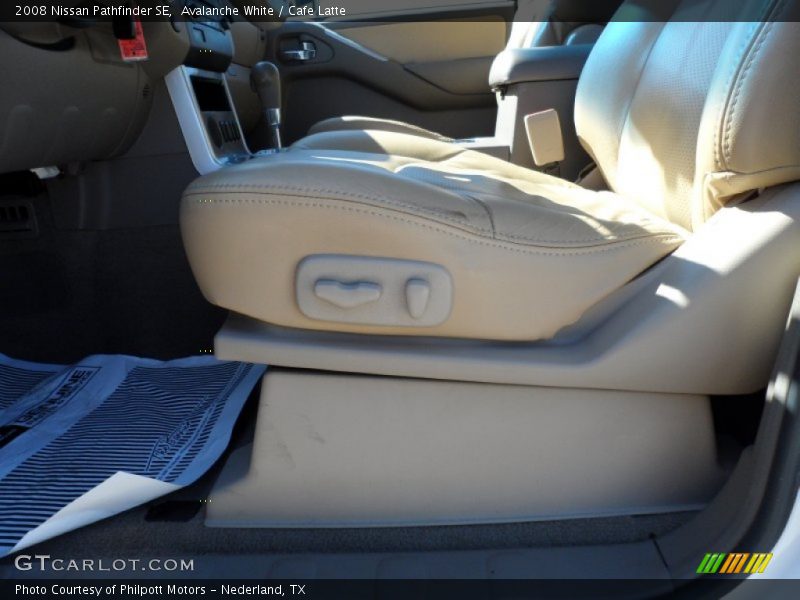 Avalanche White / Cafe Latte 2008 Nissan Pathfinder SE