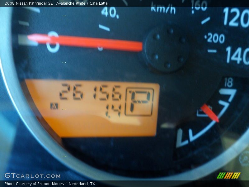 Avalanche White / Cafe Latte 2008 Nissan Pathfinder SE