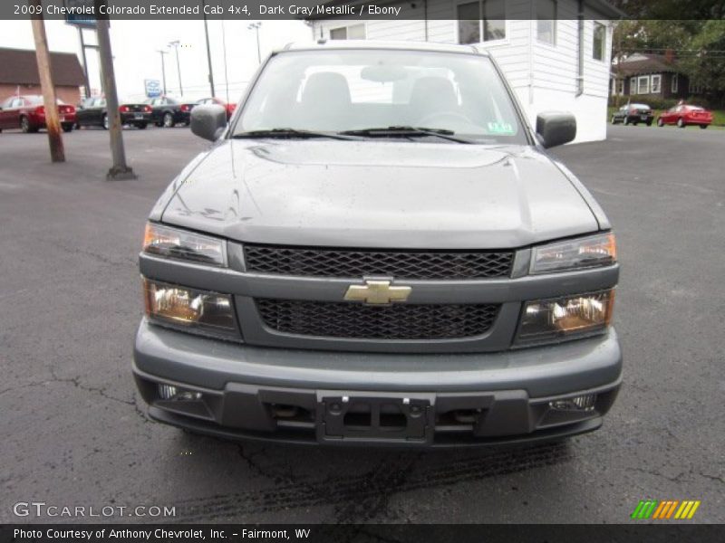 Dark Gray Metallic / Ebony 2009 Chevrolet Colorado Extended Cab 4x4