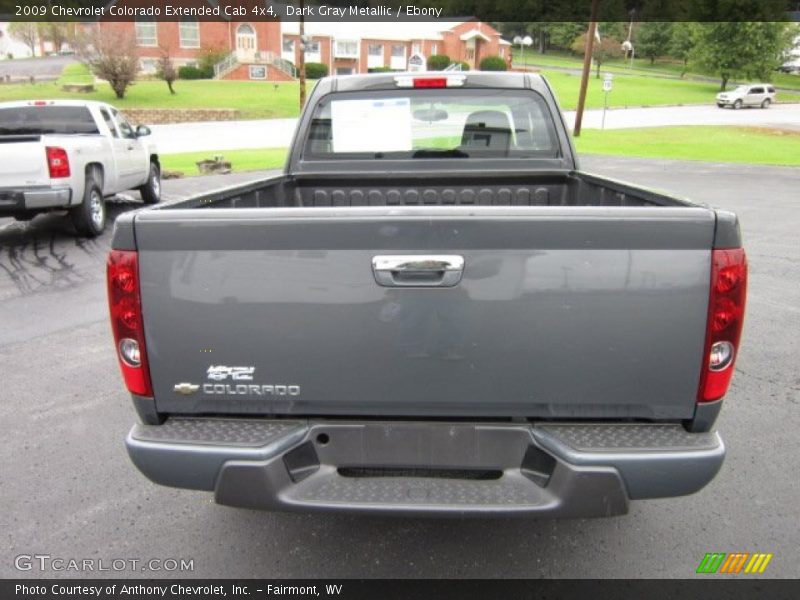 Dark Gray Metallic / Ebony 2009 Chevrolet Colorado Extended Cab 4x4