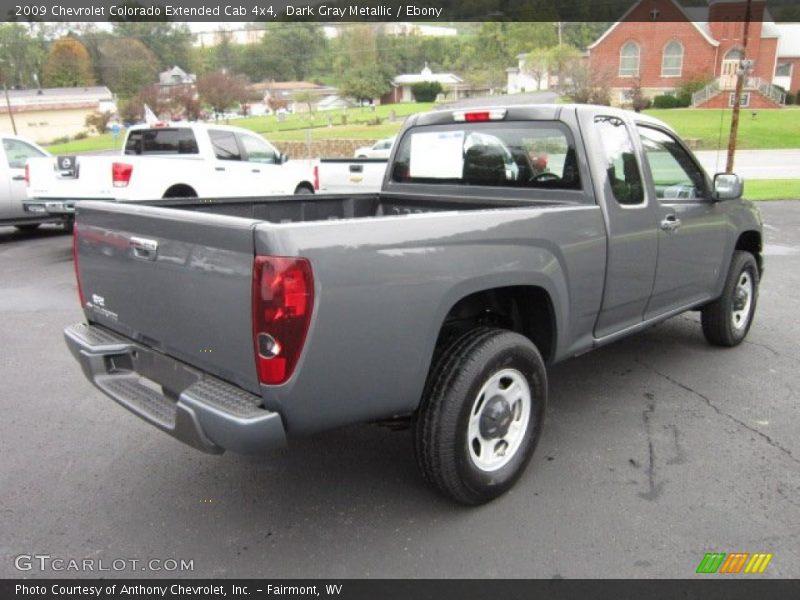 Dark Gray Metallic / Ebony 2009 Chevrolet Colorado Extended Cab 4x4