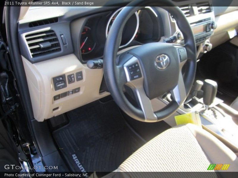 Black / Sand Beige 2011 Toyota 4Runner SR5 4x4