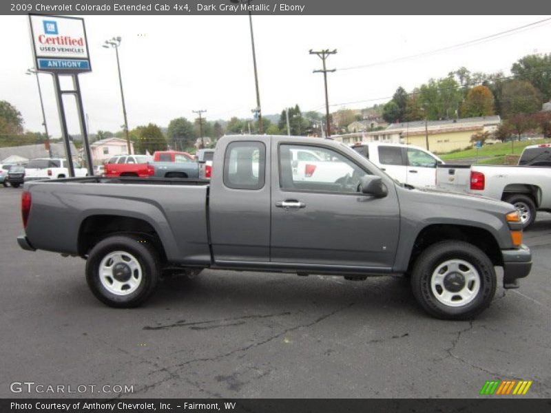 Dark Gray Metallic / Ebony 2009 Chevrolet Colorado Extended Cab 4x4