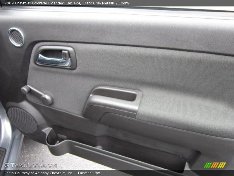 Dark Gray Metallic / Ebony 2009 Chevrolet Colorado Extended Cab 4x4