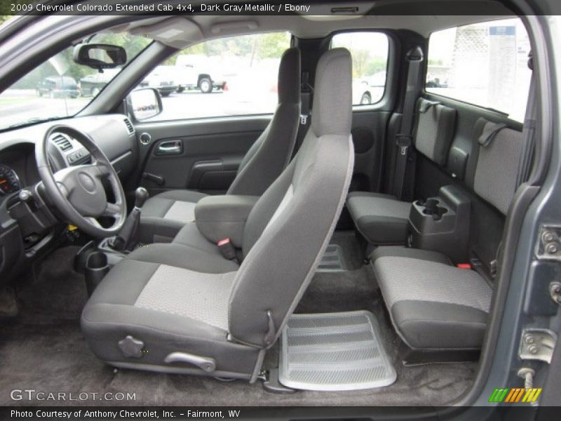  2009 Colorado Extended Cab 4x4 Ebony Interior