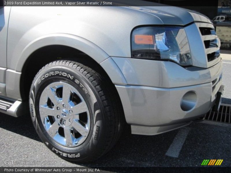 Vapor Silver Metallic / Stone 2009 Ford Expedition Limited 4x4