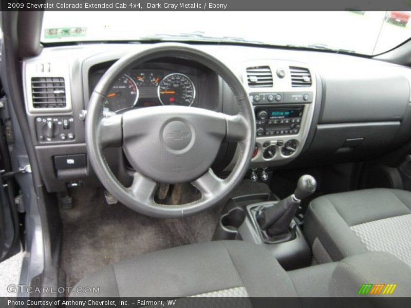 Dashboard of 2009 Colorado Extended Cab 4x4