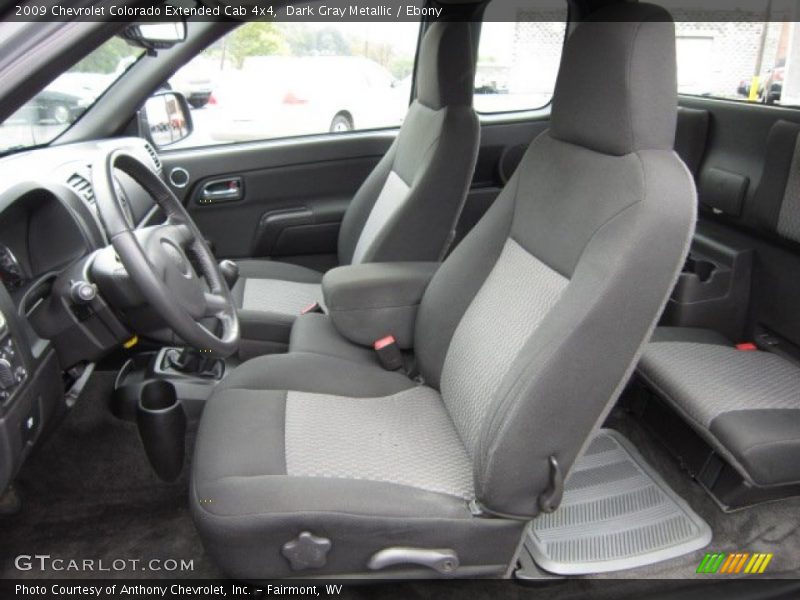  2009 Colorado Extended Cab 4x4 Ebony Interior