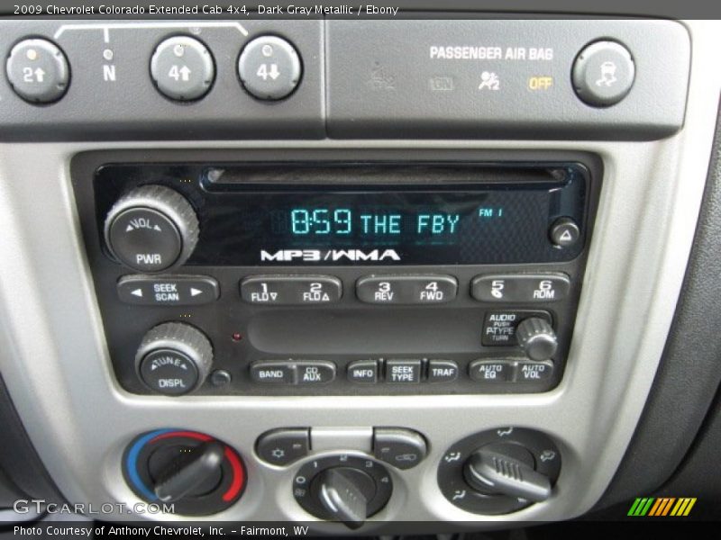 Audio System of 2009 Colorado Extended Cab 4x4