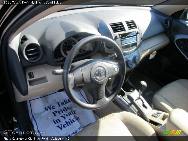 Black / Sand Beige 2011 Toyota RAV4 I4
