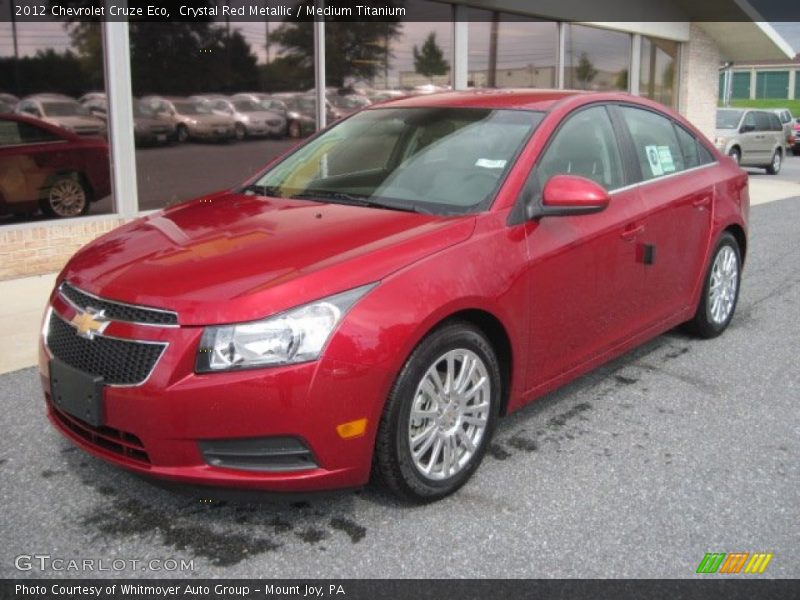Crystal Red Metallic / Medium Titanium 2012 Chevrolet Cruze Eco