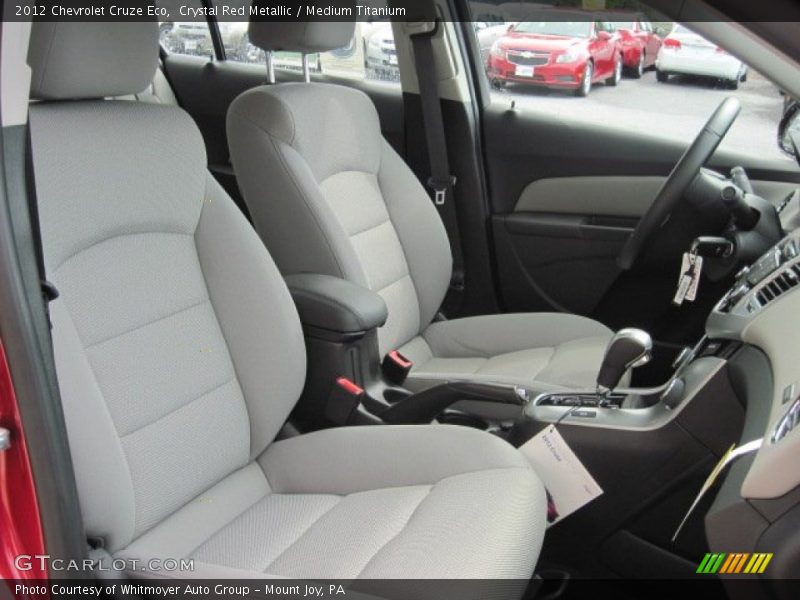 Crystal Red Metallic / Medium Titanium 2012 Chevrolet Cruze Eco