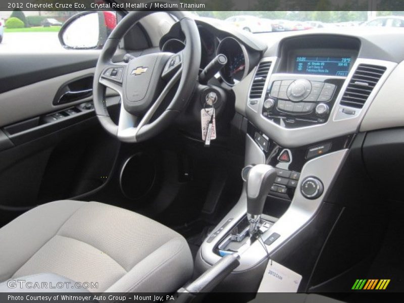 Crystal Red Metallic / Medium Titanium 2012 Chevrolet Cruze Eco