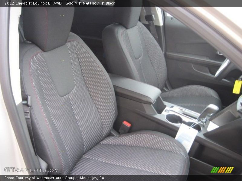 Gold Mist Metallic / Jet Black 2012 Chevrolet Equinox LT AWD