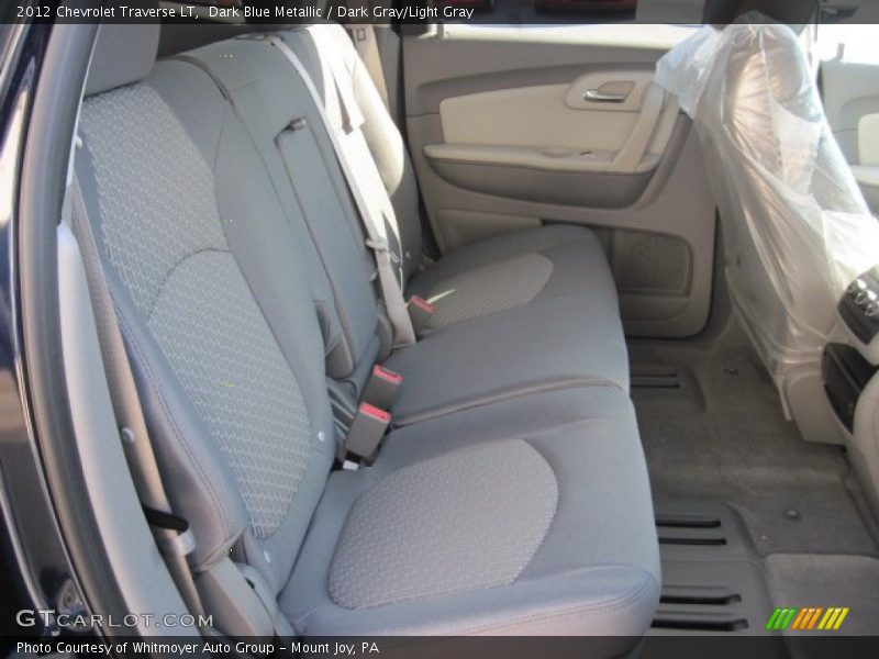 Dark Blue Metallic / Dark Gray/Light Gray 2012 Chevrolet Traverse LT