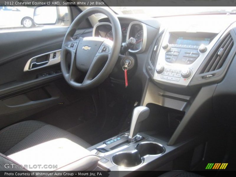 Summit White / Jet Black 2012 Chevrolet Equinox LS AWD